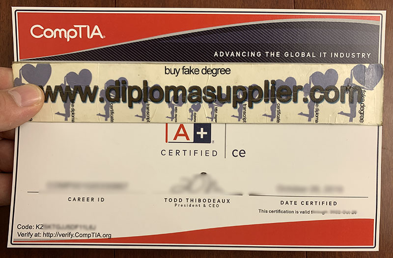 fake CompTIA certificate, <a href='https://www.diplomasupplier.com/' target='_blank'><u>buy fake diploma</u></a>, buy fake degree, CompTIA fake certificate