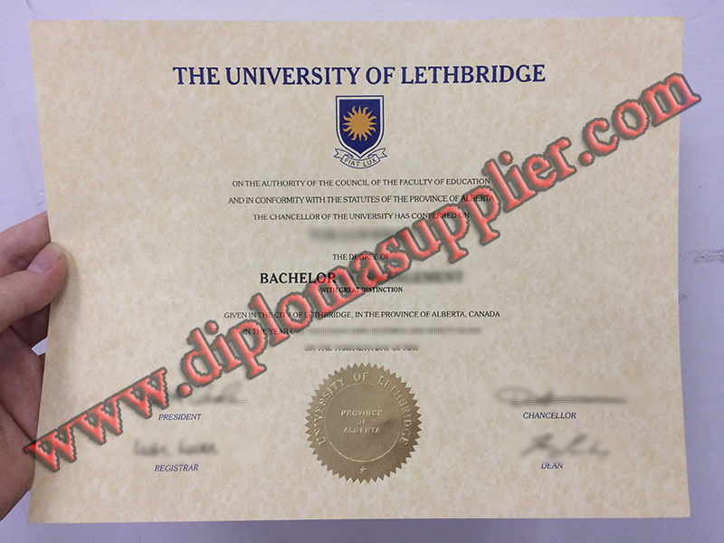 Where to Buy Fake University of Lethbridge Diploma Online?