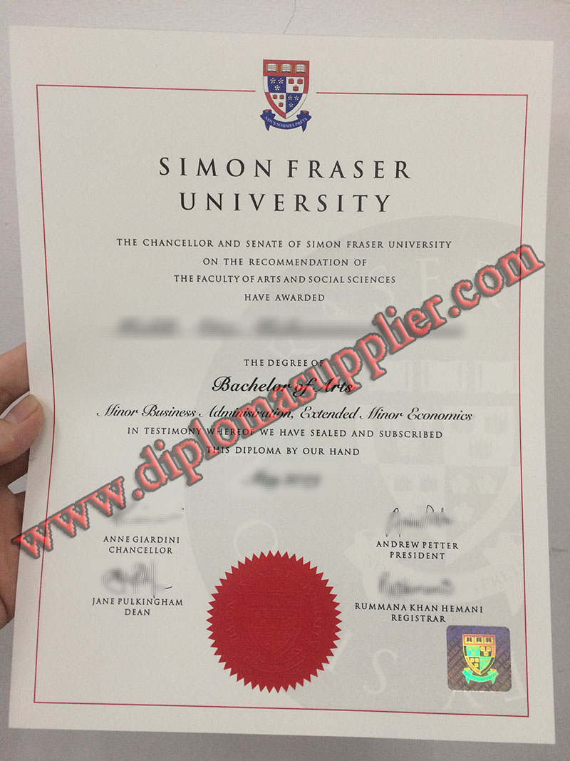 How Safety to Buy Fake Simon Fraser University (SFU) Diploma