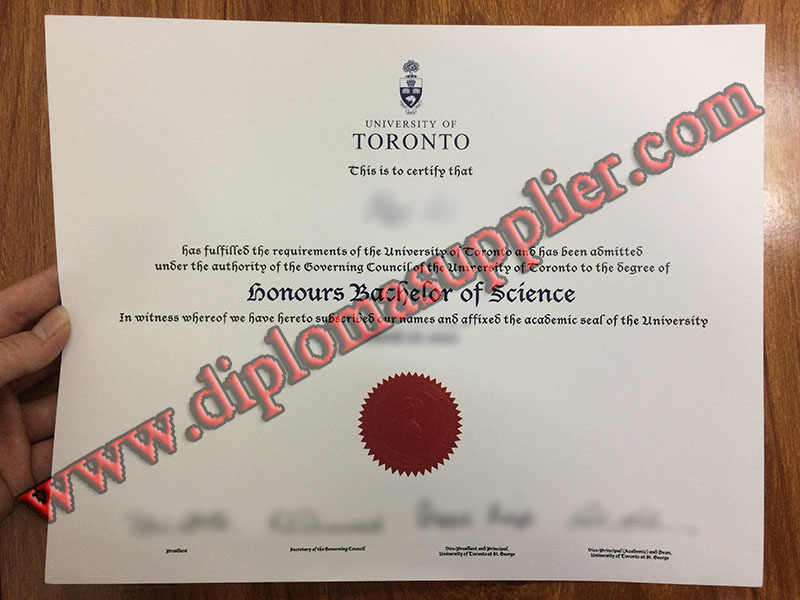 How Much For a Fake University of Toronto Diploma Certificate