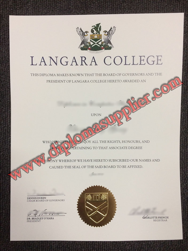 Can I Buy a Fake Langara College Diploma Certificate?