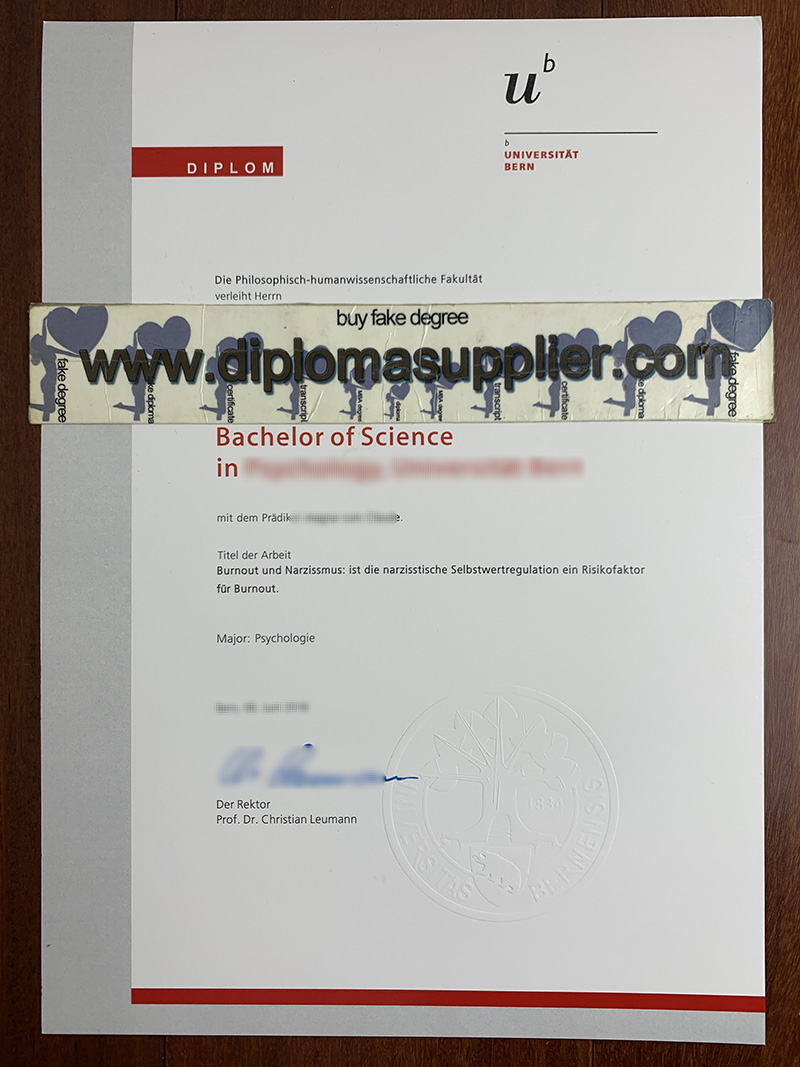 Fake Universität Bern Diploma For Sale, Buy Fake Degree Online