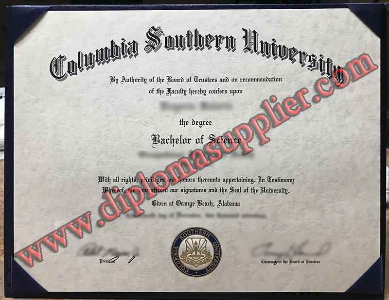 Where to Buy Fake Columbia Southern University Diploma Online