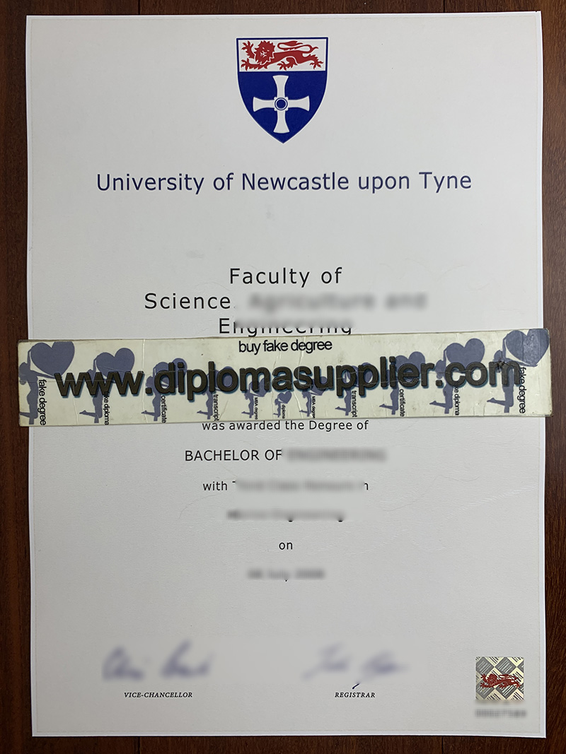 fake Newcastle University diploma, Newcastle University fake degree, buy fake certificate