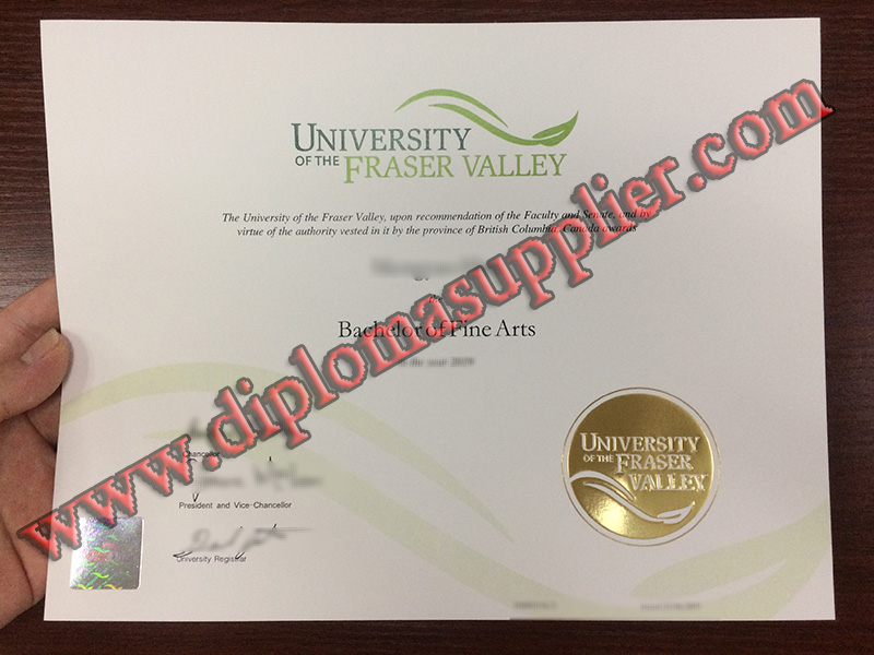 Buy University of the Fraser Valley (UFV) Fake Diploma Online