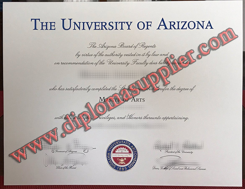 Where to Make University of Arizona Fake Diploma?