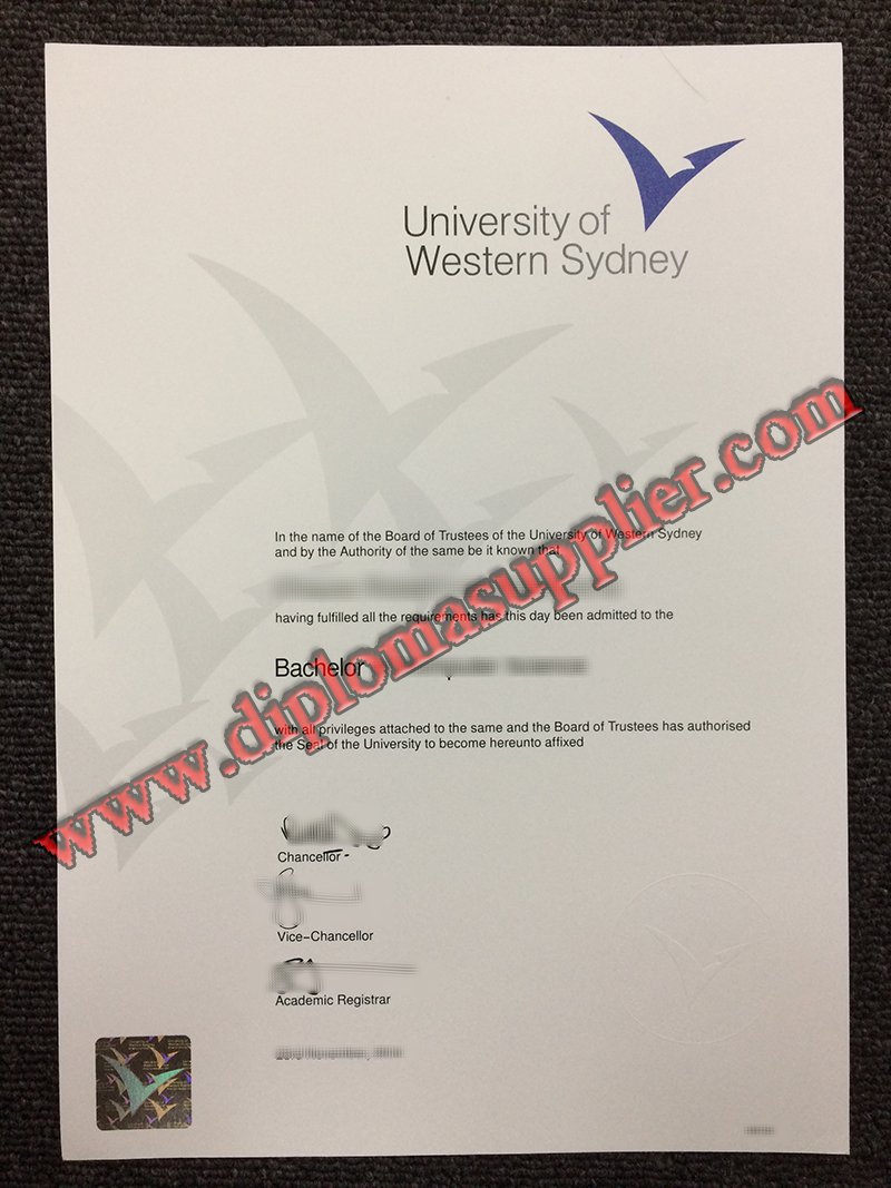 How to Buy University of Western Sydney (UWS) Diploma Certificate?