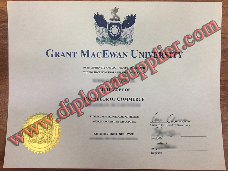 How Much Cost To Buy Grant MacEwan University Fake Diploma?