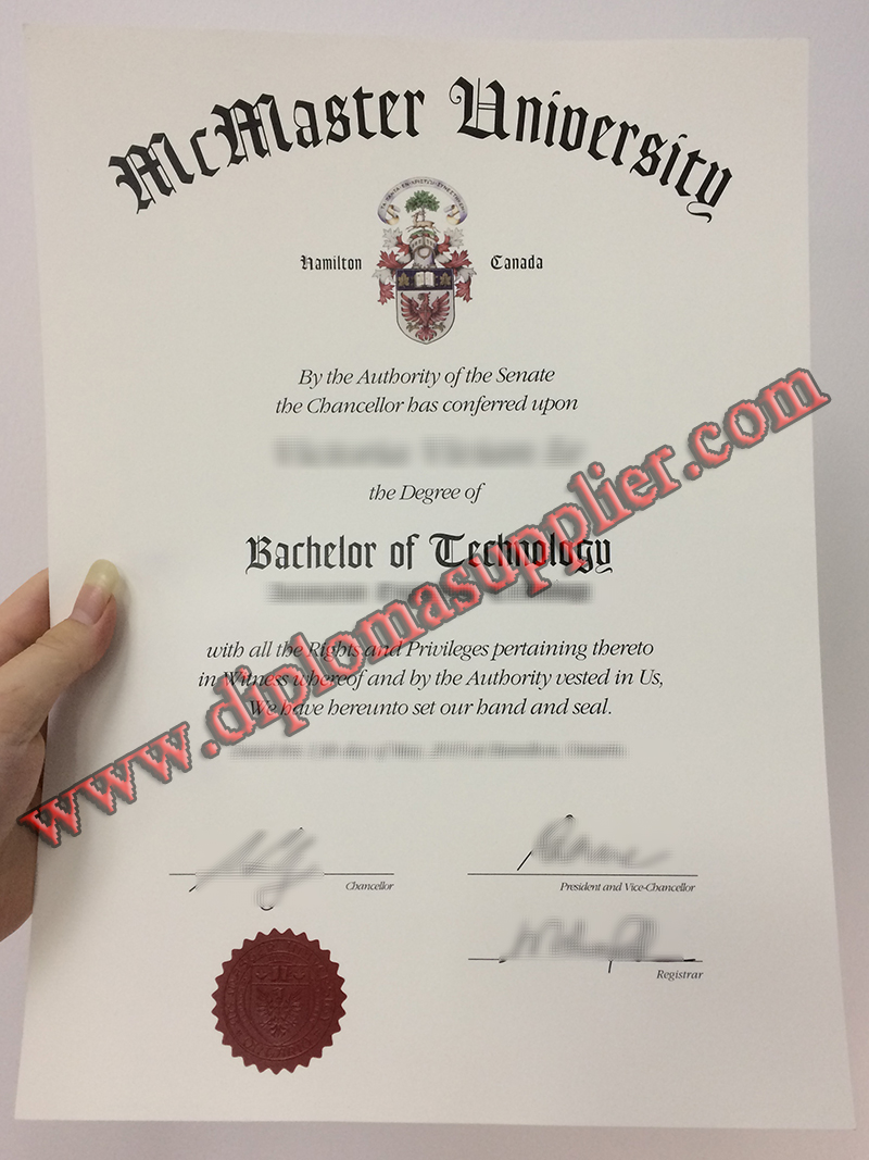 How Long to Get A McMaster University Fake Diploma
