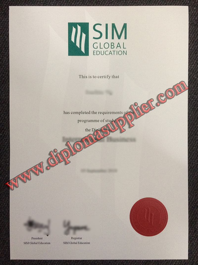 Buy Singapore Institute of Management Fake Diploma, Fake SIM degree