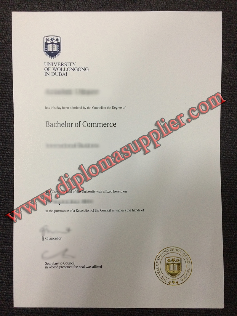 Buy University of Wollongong Fake Diploma Online, Fake Degree
