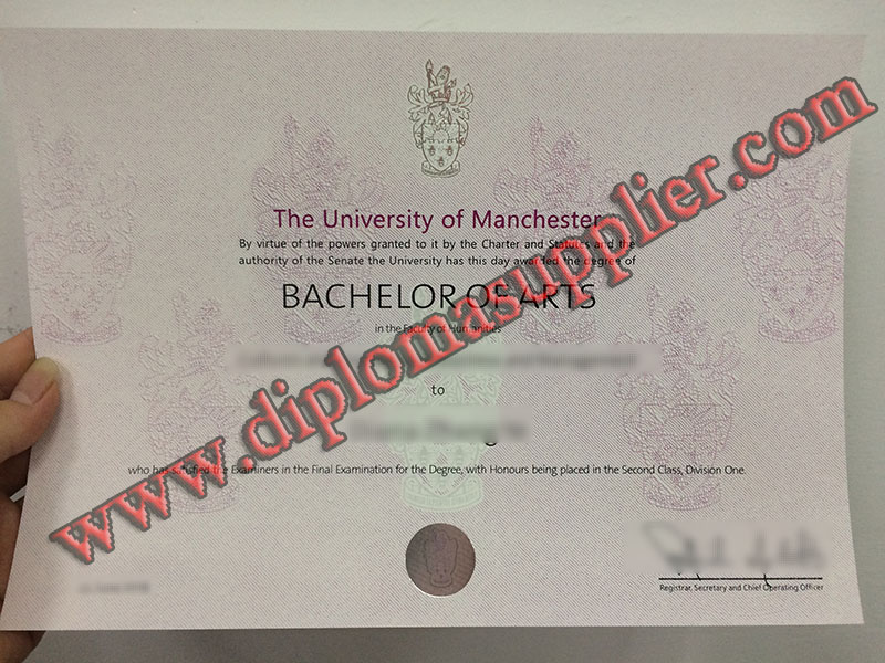 Your Key To Success: University of Manchester Fake Degree