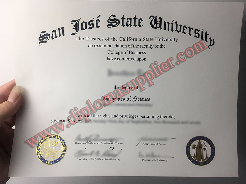 fake San Jose State University diploma, San Jose State University fake degree, buy fake diploma, buy fake certificate