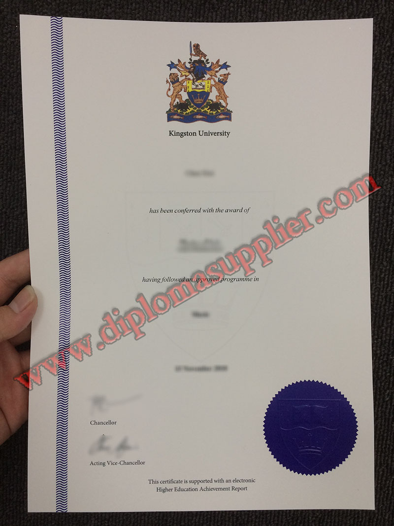  Fake Diploma – Kingston University Bachelor of Arts degree