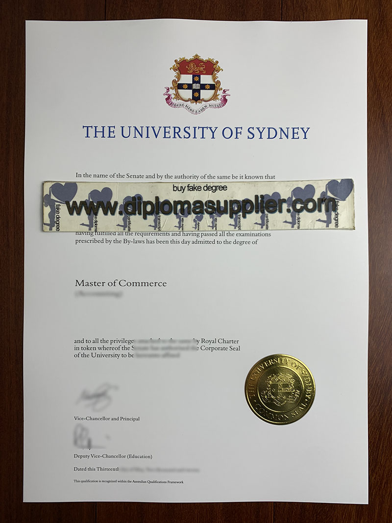 How Much For a University of Sydney Fake Diploma, Fake Degree
