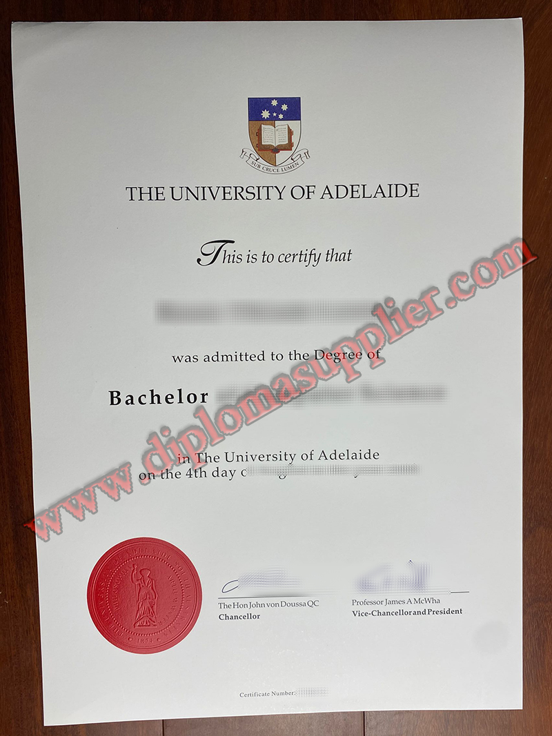 FAKE University of Adelaide diploma, University of Adelaide fake degree, buy fake certificate