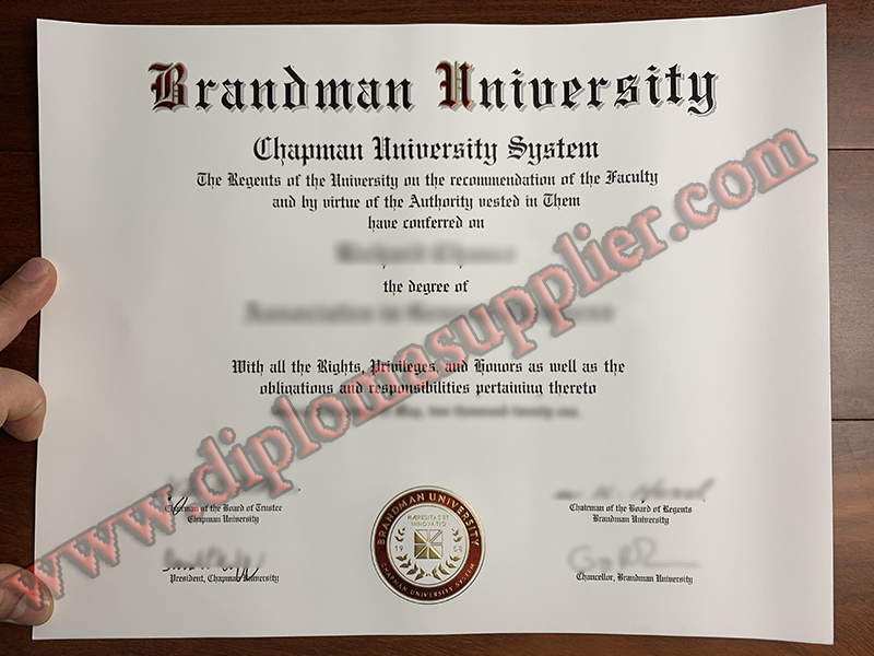 Where to Buy Brandman University Fake Degree?