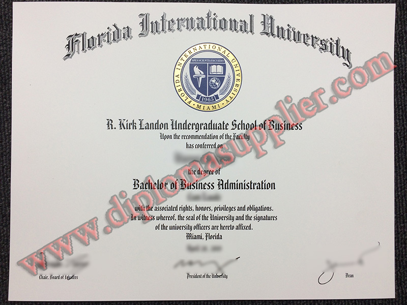 Where to Get Florida International University Fake Diploma Certificate