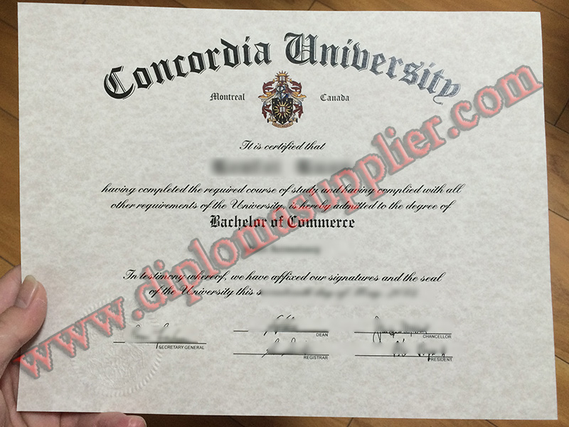 Can I to Buy Concordia University Fake Degree Certificate?