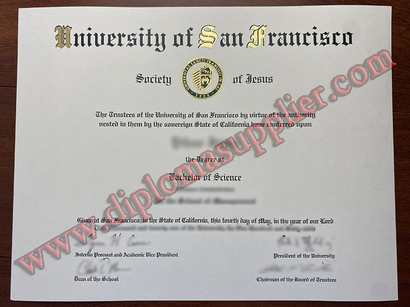 fake University of San Francisco diploma, University of San Francisco fake degree, University of San Francisco fake certificate