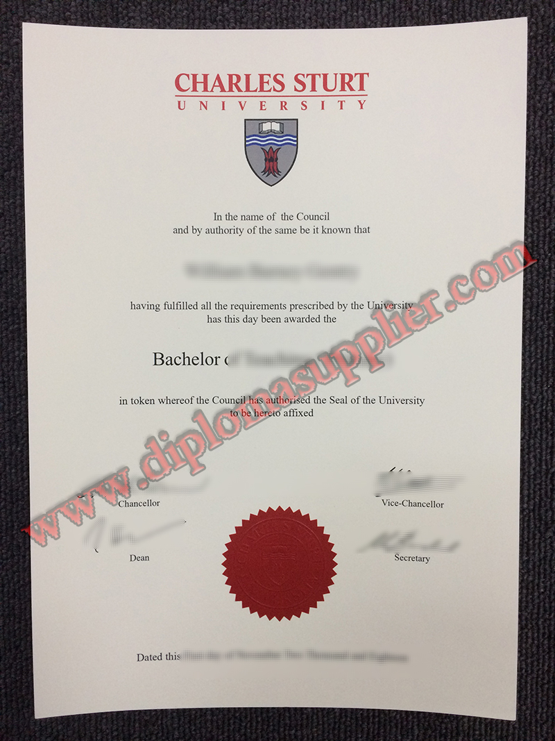 fake Charles Sturt University diploma, Charles Sturt University fake degree, Charles Sturt University fake certificate