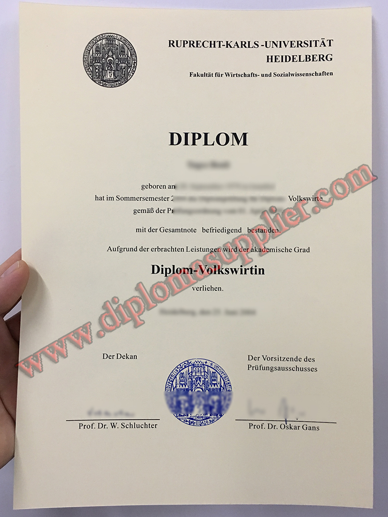 FAKE Heidelberg University diploma, Heidelberg University fake degree, Heidelberg University fake certificate