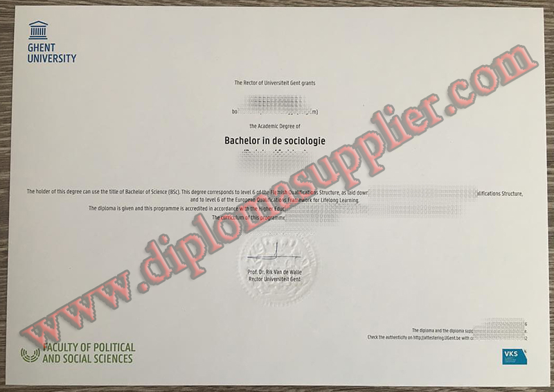 fake Ghent University diploma, Ghent University fake degree, fake Ghent University certificate