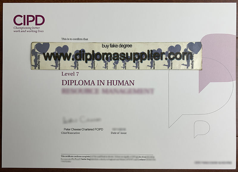 How Safety To Buy CIPD Level 7 Fake Diploam Certificate Buy Fake 