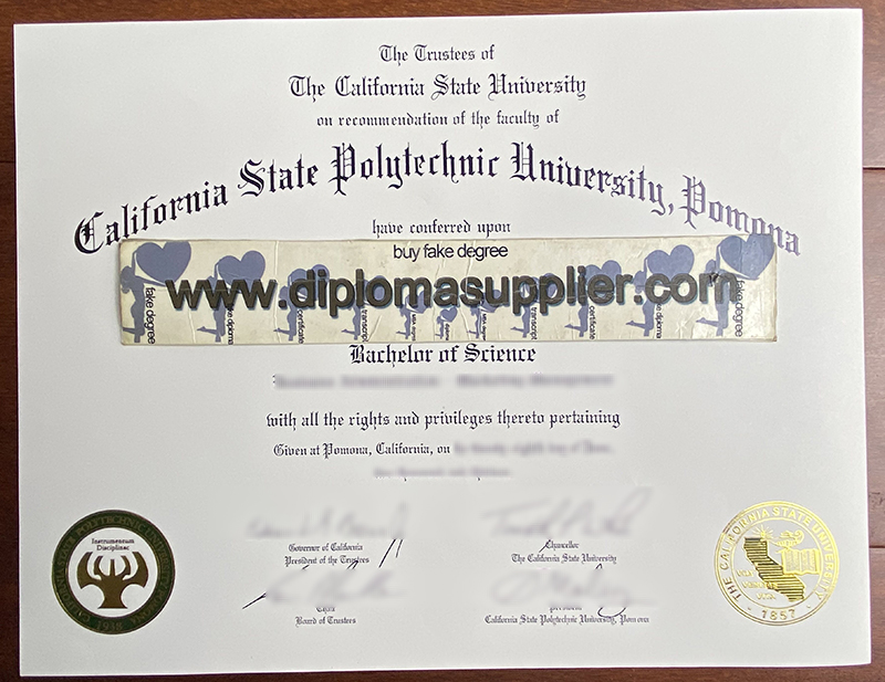 How Much For a California State Polytechnic University Pomona Fake Diploma