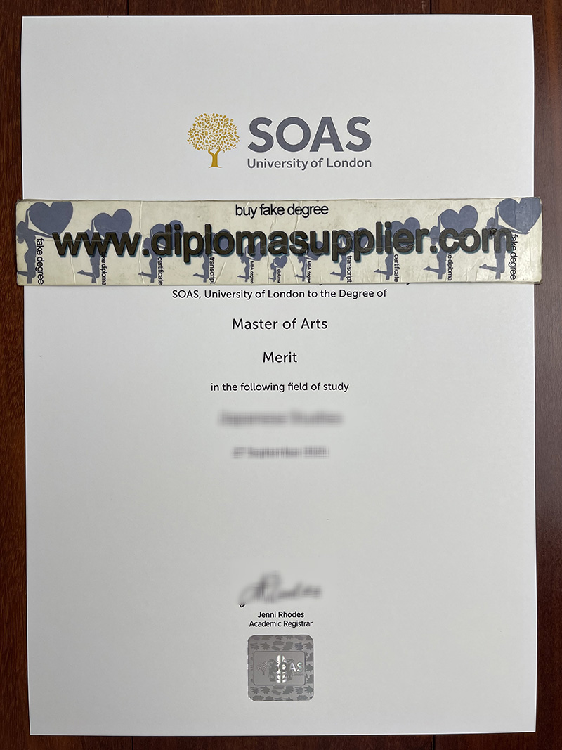 How to Buy SOAS University of London Fake Degree Certificate?
