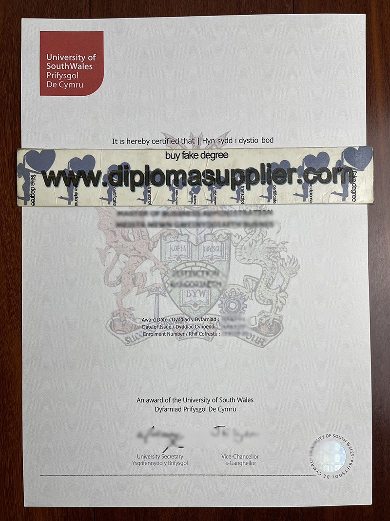 How to Buy University of South Wales Fake Degree Certificate?