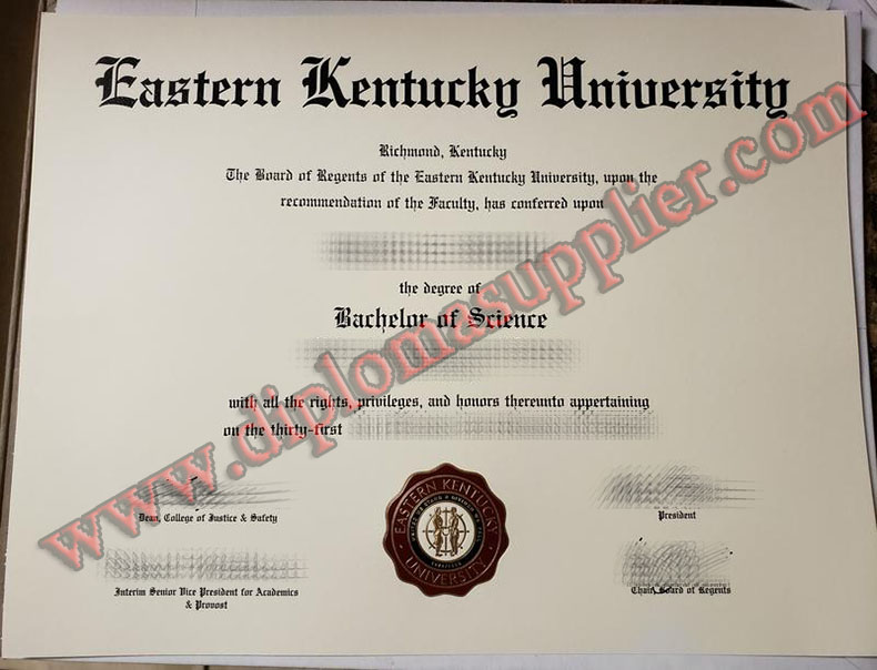 How to Create Eastern Kentucky University (EKU) Fake Diploma Certificate