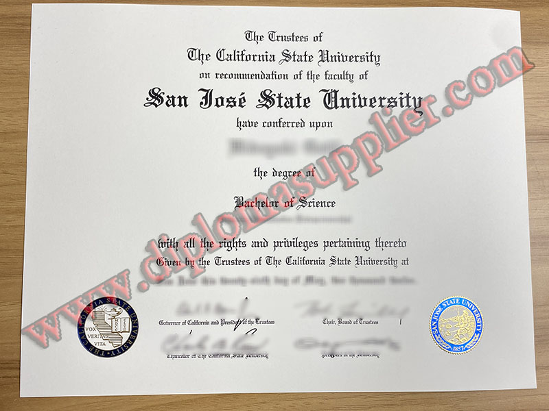 San Jose State University fake diploma, San Jose State University fake degree, San Jose State University fake certificate