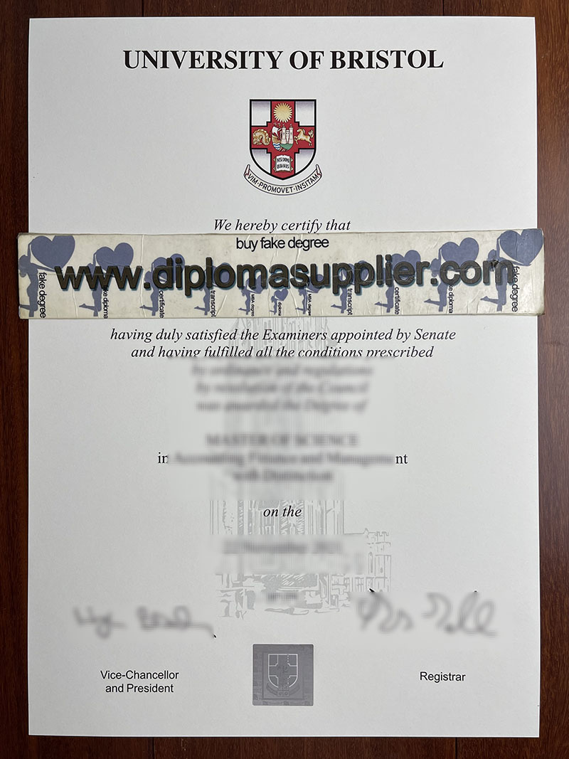 How Safety to Buy University of Bristol Fake Degree Certificate?