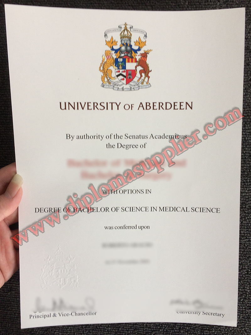 How Safety to Buy University of Aberdeen Fake Degree Certificate?