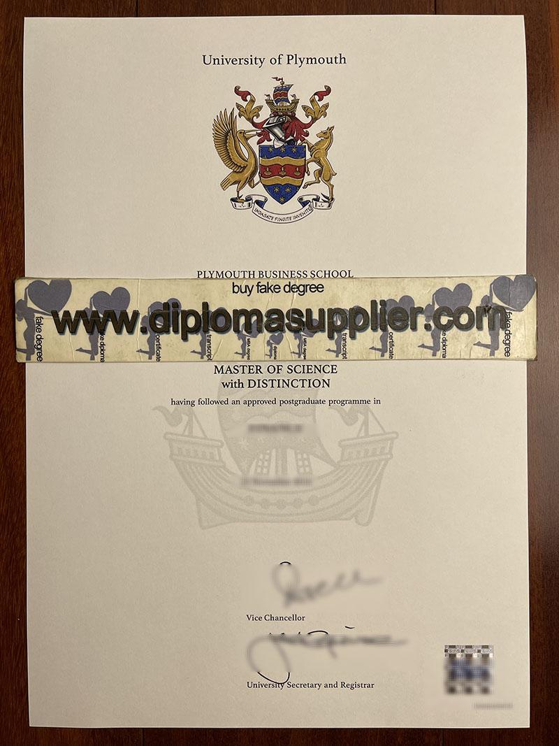 fake University of Plymouth diploma, fake University of Plymouth degree, fake University of Plymouth certificate