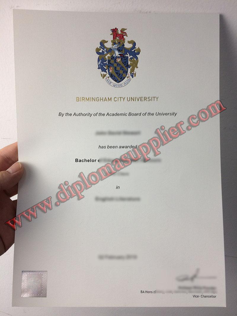 Birmingham City University fake diploma, fake Birmingham City University degree, fake Birmingham City University certificate