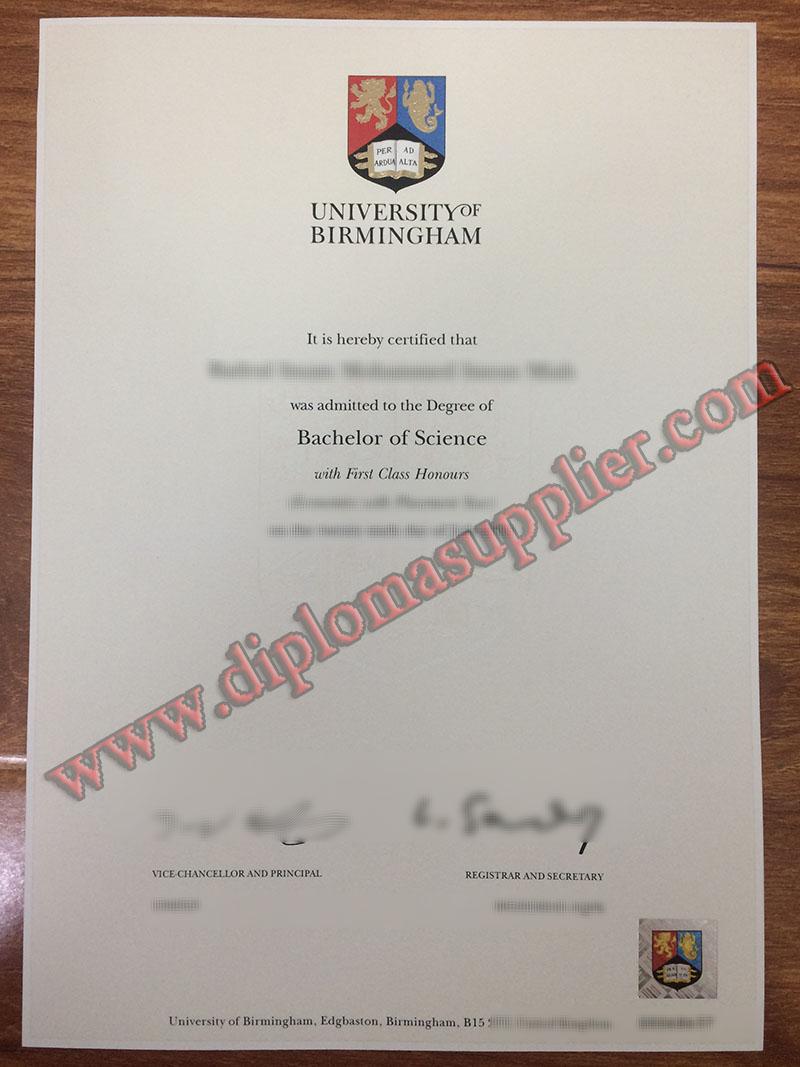 fake University of Birmingham diploma, fake University of Birmingham degree, fake University of Birmingham certificate