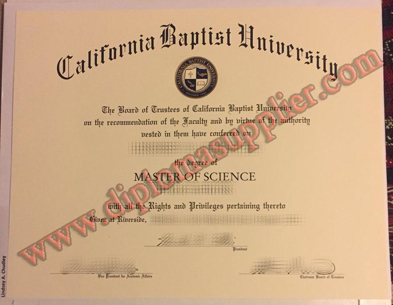 California Baptist University fake diploma, fake California Baptist University degree, fake California Baptist University certificate