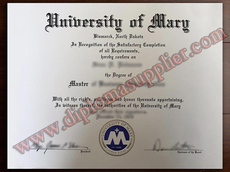 Where to Make University of Mary Fake Degree Certificate? - Buy Fake ...