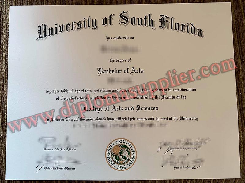 University of South Florida fake diploma, University of South Florida fake degree, University of South Florida fake certificate