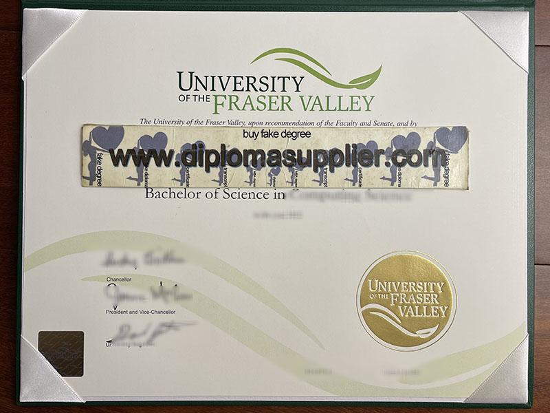 University of the Fraser Valley Fake Diploma Sample, Buy UFV Fake Degree