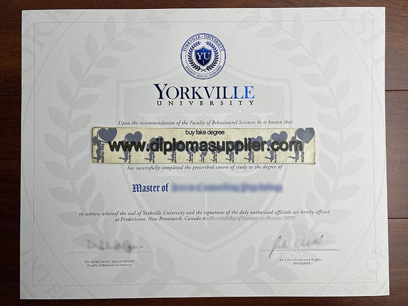 Where to Obtain Yorkville University Fake Degree Certificate?