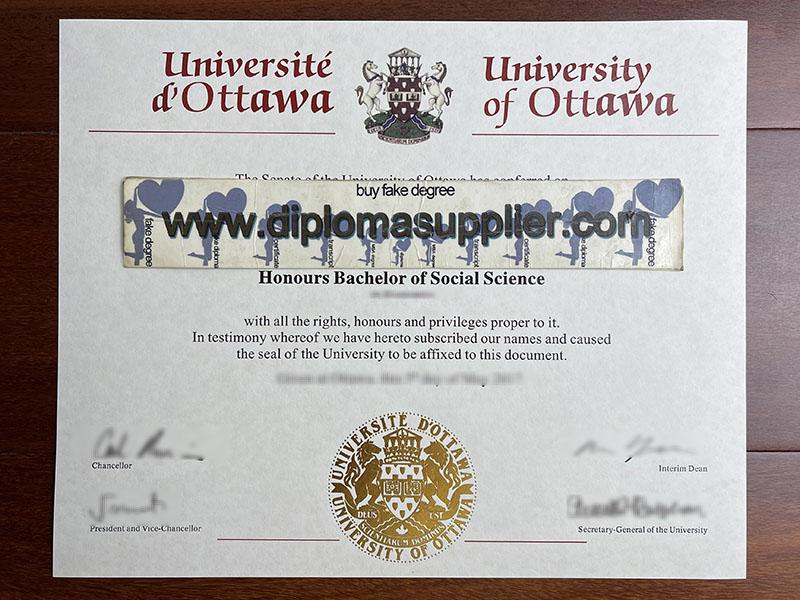 Where to Make University of Ottawa Fake Degree Certificate?
