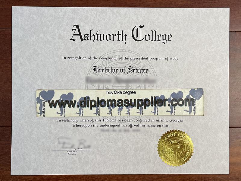 Where to Order Ashworth College Fake Diploma Certificate?