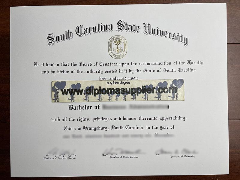 How Much For South Carolina State University Fake Degree Certificate?