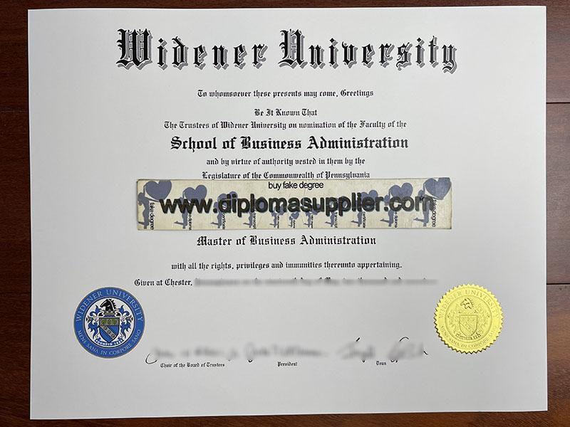 Widener University fake diploma, Widener University fake degree, fake Widener University certificate