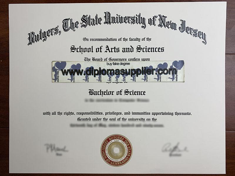 Where to Buy Rutgers University Fake Degree Certificate Online?