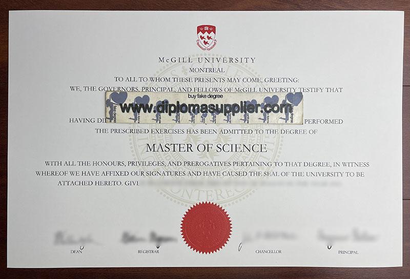 Where to Order McGill University Fake Diploma Certificate?