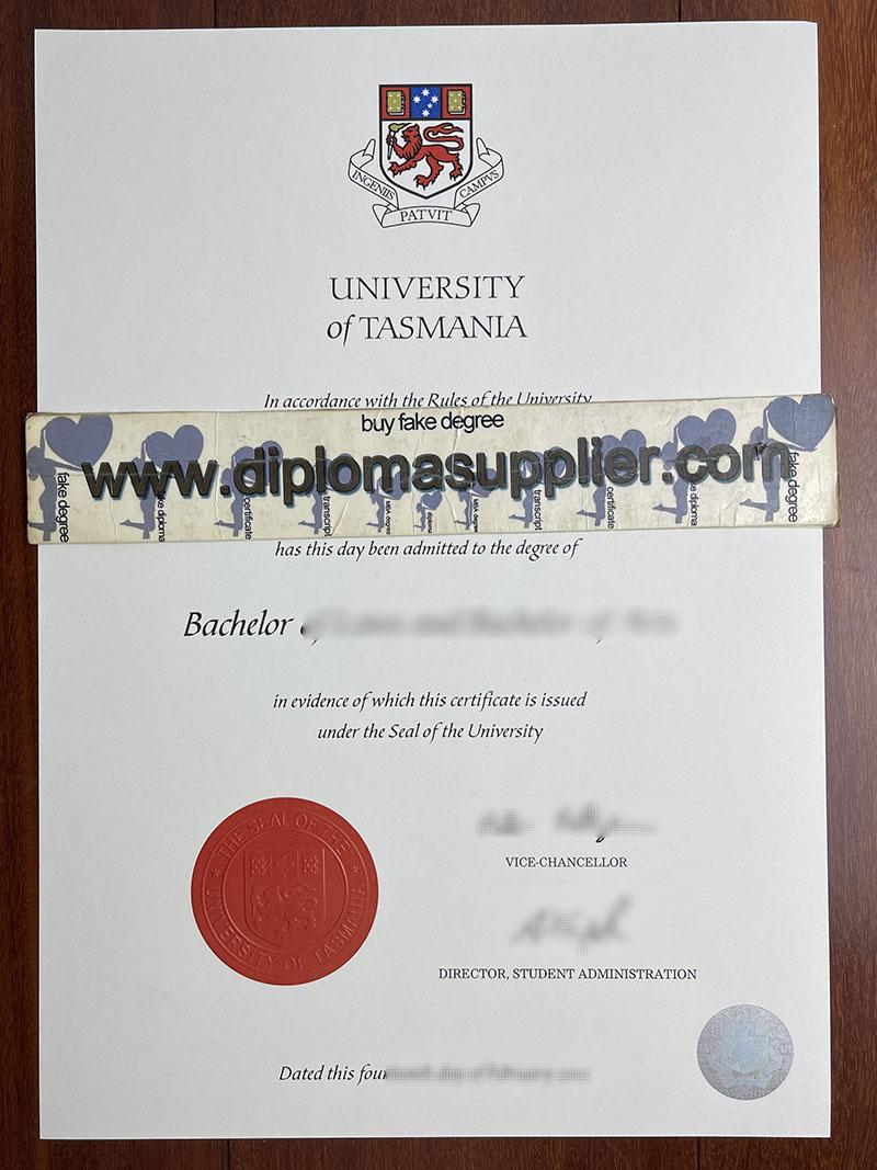 University of Tasmania diploma, University of Tasmania fake degree, University of Tasmania fake certificate
